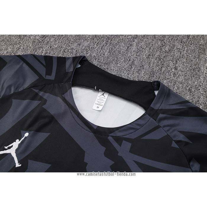 Chandal del Paris Saint-Germain 2022 2023 Manga Corta Gris